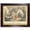 Image 1 : Currier & Ives Print. entitled. "Hiawatha's Wedding"