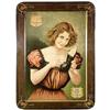 Image 1 : The Brown Shoe Company Self Framed Tin Sign