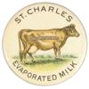 Image 1 : St. Charles Evaporated Milk Celluloid Pin Back