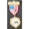 Image 1 : Firemen's Celluloid Badge and Ribbon