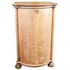 Image 1 : Quarter Sawn Oak Bow Front Record Cabinet