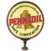Image 1 : Penzoil Porcelain Two Sided Lolli-pop Sign