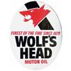 Image 1 : Wolf's Head Motor Oil Porcelain Sign