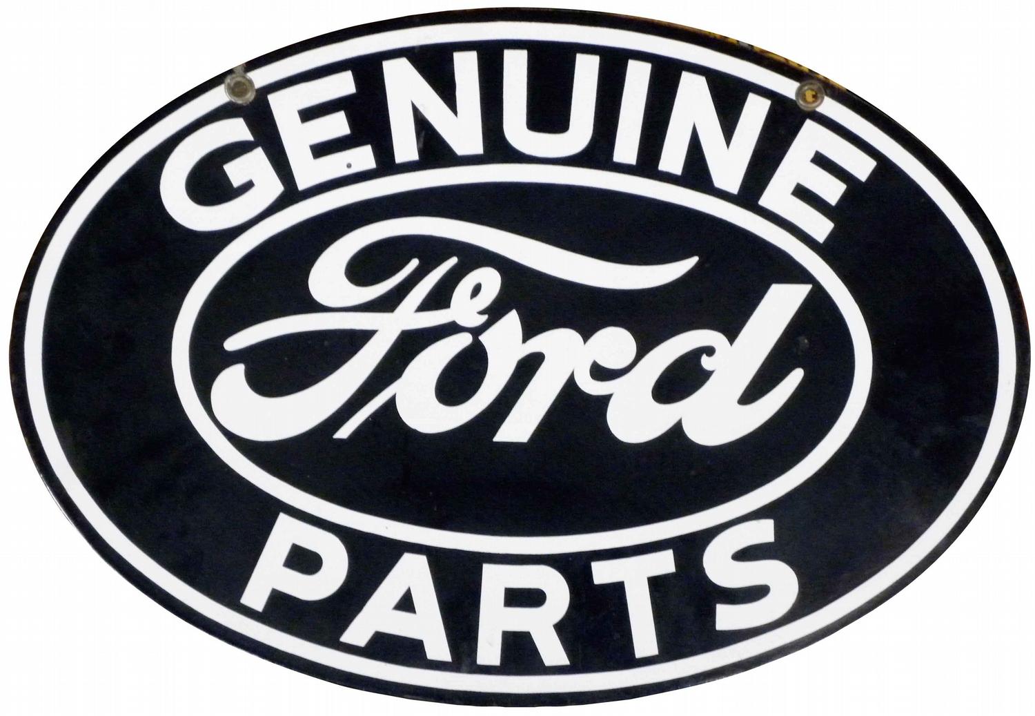 Download Genuine Ford Parts Porcelain Sign