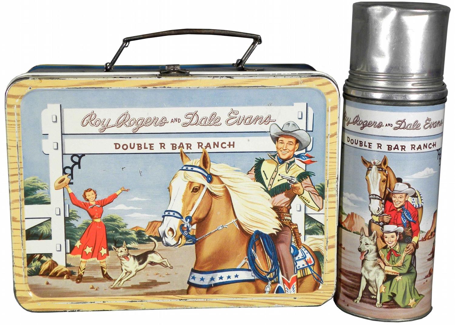 Double R Bar Ranch Lunch Box and Thermos