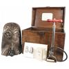 Image 1 : Rare Vajen Head Protector Helmet in original oak box