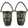 Image 1 : Pair of Early Leather Fire Buckets