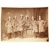 Image 1 : Early Original Photograph of Six Firemen