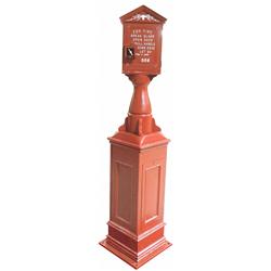 Gamewell Street Corner Fire Alarm Box, #589