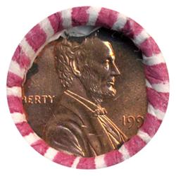1993 Lincoln Cent RARE Never Opened Original Bank Roll 50 GEMS (COI-5535)