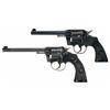 Image 1 : Two Colt Double Action Revolvers -A) Colt Army Special Double Action Revolver   B) Colt Police Po