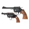 Image 1 : Two Colt Double Action Revolvers -A) Colt Officers Model Match Double Action Revolver   B) Scarce