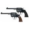 Image 1 : Two Pre-War Colt Double Action Revolvers -A) Colt Army Special Double Action Revolver   B) Colt O