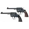 Image 1 : Two Colt Officer's Model Revolvers -A) Excellent Second Year Production Colt Officers Model .22 Doub
