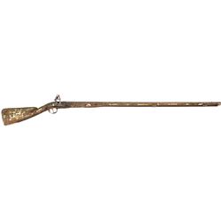 Elaborate Early 18th Century European Flintlock with Ivory and Pearl ...