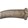 Image 2 : Damascus Bladed Jambiya Dagger with Silver Inlay and Sheath