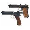 Image 1 : Two Steyr Semi Automatic Pistols -A) Steyr Hahn Model 1911 Semi Automatic Pistol   B) Roth Steyr 