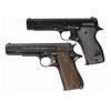 Image 1 : Two WWII European Semi-Automatic Pistols -A) Nazi Proofed French Model 1935A Semi-Automatic Pistol <