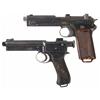 Image 1 : Two Steyr Semi-Automatic Pistols -A) Steyr Model 1911 Pistol with Nazi "Eagle L" Police Markings <br