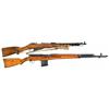 Image 1 : Two Russian Military Longarms -A) Mosin-Nagant Model 44 Bolt Action Carbine with Sling and Bayonet <