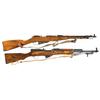 Image 1 : Two Russian Long Arms -A) Ishevsk Arsenal Mosin-Nagant Model 44 Bolt Action Carbine with Sling and B