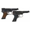 Image 1 : Two Japanese Type 94 Pistols -A) Japanese Type 94 Semi-Automatic Pistol   B) Japanese Type 94 Sem