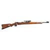 Image 1 : Exceptional Late WWII Mauser byf 45 Code K98 Bolt Action Rifle with ZF-41 Sniper Scope and Leather S