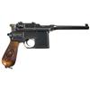 Image 1 : WWI Mauser Broomhandle Military Contract "Red 9" Semi-Automatic Pistol