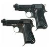 Image 1 : Collector's Lot of Two Beretta Model 1934 Semi-Automatic Pistols -A) Nazi Contract Beretta Model 193