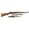 Image 1 : WWII Nazi "dot/ 1941" Code G33/ 40 Bolt Action Mountain Carbine with Sling and Bayonet