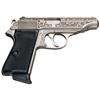 Image 1 : Excellent Factory Engraved Wartime Walther Mod. PP Semi-Automatic Pistol