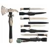 Image 1 : One German Fire Axe, Two Knives and Two Dress Bayonets