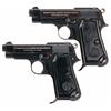 Image 1 : Collectors Lot of Two Beretta Model 1934 Semi-Automatic Pistols -A) Beretta Model 1934 Romanian Cont