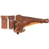Image 2 : WWI German 1916 Dated Model 1914 Artillery Luger with Shoulder Stock Leather Holster, Shoulder Strap