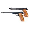 Image 1 : Two Semi-Automatic Target Pistols -A) Hammerli Walther Model 203 Olympia Semi-Automatic Pistol   