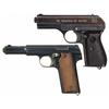 Image 1 : Two WWII European Semi-Automatic Pistols -A) Nazi Proofed Cz "fnh" Code Model 27 Semi-Automatic Pist