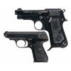 Image 1 : Two WWII European Semi-Automatic Pistols -A) Beretta Model 1934 Semi-Automatic Pistol   B) Sauer 