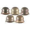 Image 1 : Five Austrian/German Military Helmets