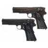 Image 1 : Two Nazi Proofed Radom Model 35 Semi-Automatic Pistols -A) Radom Model 35 Pistol   B) Slotted Rad