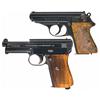 Image 1 : Two Semi-Automatic Pistols -A) Walther PPK RZM Marked Semi-Automatic Pistol   B) Mauser Model 191