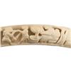 Image 2 : Excellent Pair of Attractively Carved Ivory Tusks