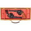 Image 1 : Two Cased Russell Smith Engraved Smith & Wesson K-38 Target Masterpiece Revolvers with Factory Lette
