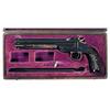 Image 1 : Excellent Cased Smith & Wesson Second Model Single Shot Pistol