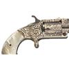 Image 2 : Scarce Factory Engraved Marlin No. 32 Standard 1875 Pocket Revolver with Pearl Grips