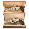 Image 1 : Two Boxed .32 Cal Smith & Wesson Revolvers -A) Smith & Wesson .32 Single Action Spur Trigger Centerf