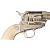 Image 2 : Exceptional Cased Weldon Bledsoe Cattle Brand Engraved Colt Single Action Army Revolver with Ivory G