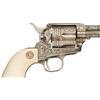 Image 2 : Exceptional David Harris Engraved Colt Single Action Army Revolver with Ivory Grips