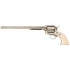 Image 1 : Scarce Nickel Plated Colt 3rd Generation Buntline Single Action Revolver with Ivory Grip