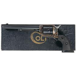 Excellent Colt 2nd Generation Single Action Army Revolver with Black Box
