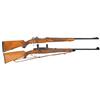 Image 1 : Two European Bolt Action Rifles -A) FN Mauser Bolt Action Sporting Rifle   B) Steyr Mannlicher Mo